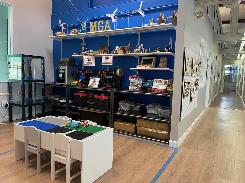 Inside the MGA STEM learning space
