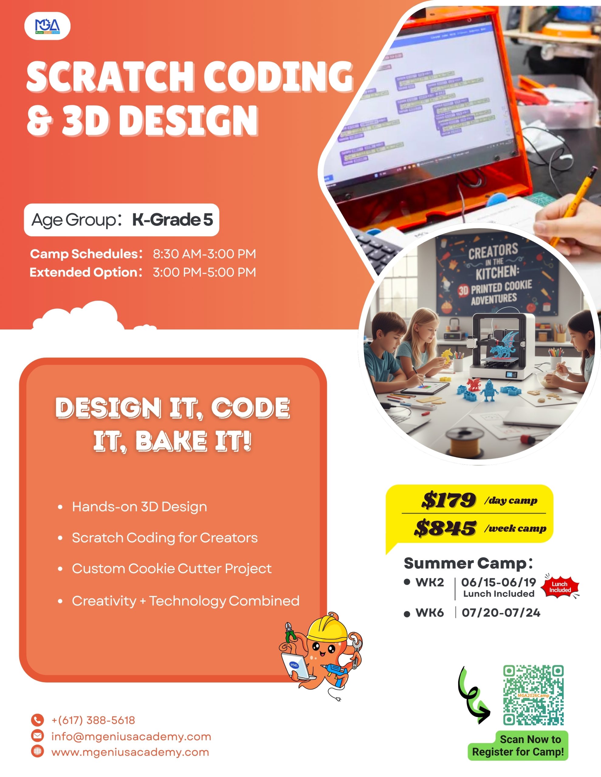 Scratch Coding & 3D Design Camp 0407