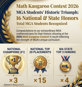 MGA Students Shine at Math Kangaroo 2026: 16 National & State Honors