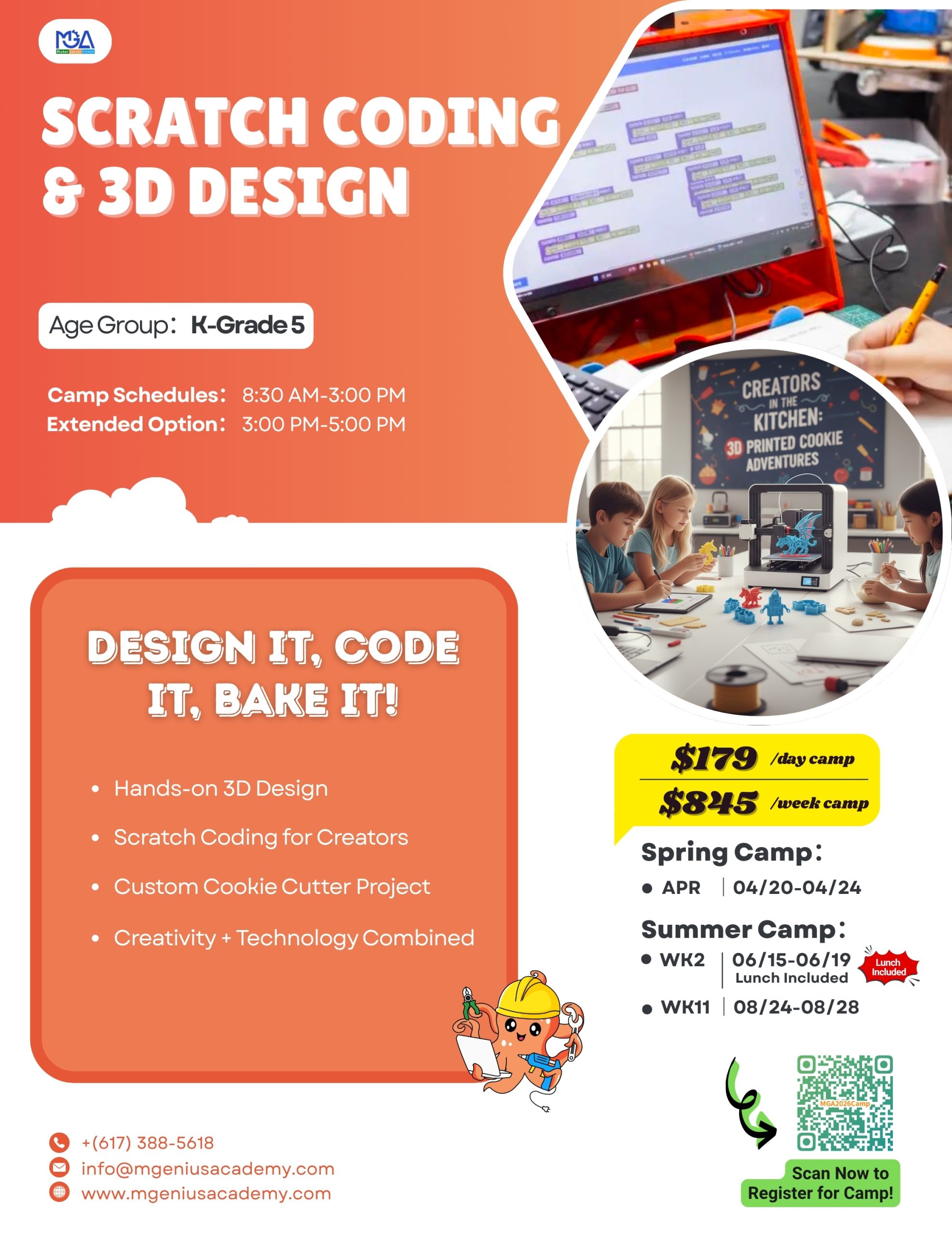 Scratch Coding & 3D Design Camp